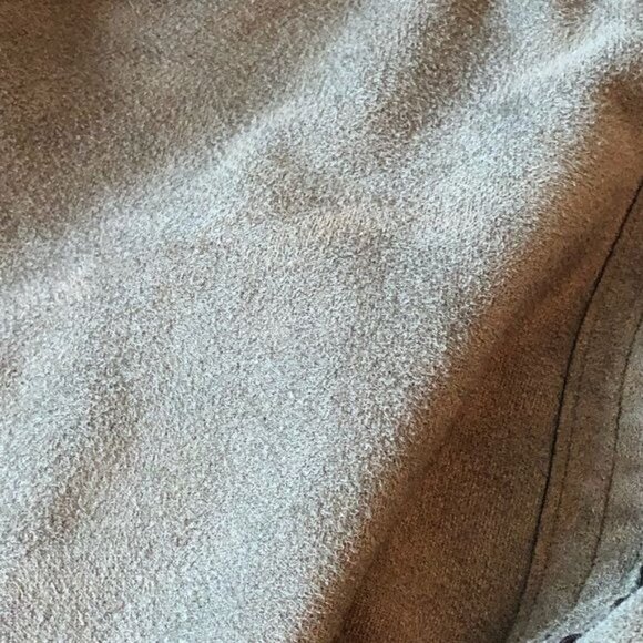 Green Mudpie Suede Like Cloth Draped Vest Sz. M/L - Picture 12 of 14